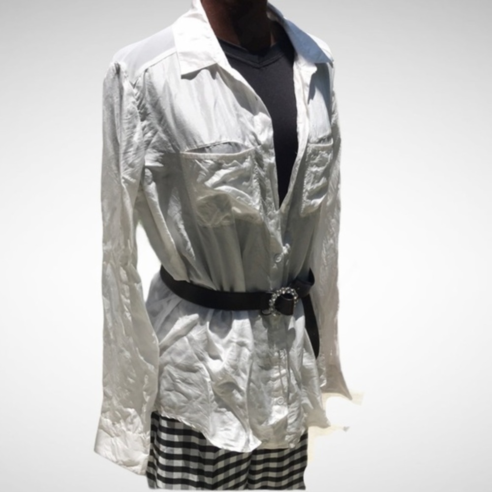 Buffalo Jeans White silk shirt‎